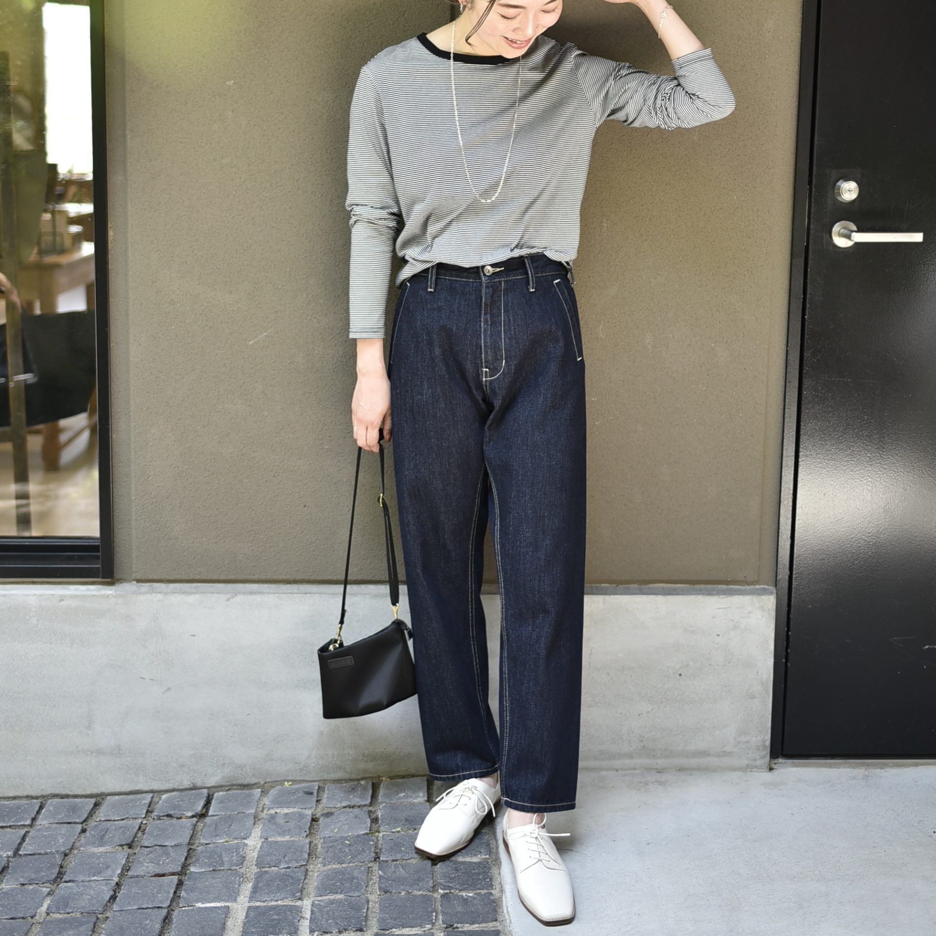 レースアップシューズ きれいめレディース靴 幅広・甲高でも履きやすい 外反母趾対応 通勤靴