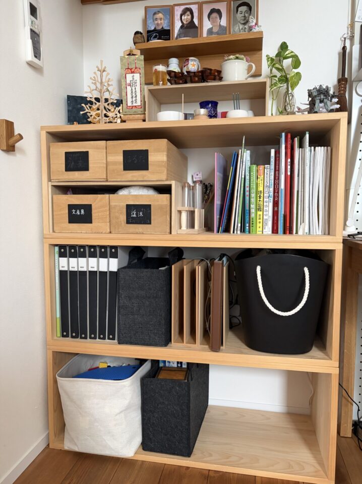 ひのき 机 学習机 永く使える 本棚 小学生 1歳 2歳 3歳 ランドセル 入学準備 OURHOME 子ども おもちゃ 収納 棚