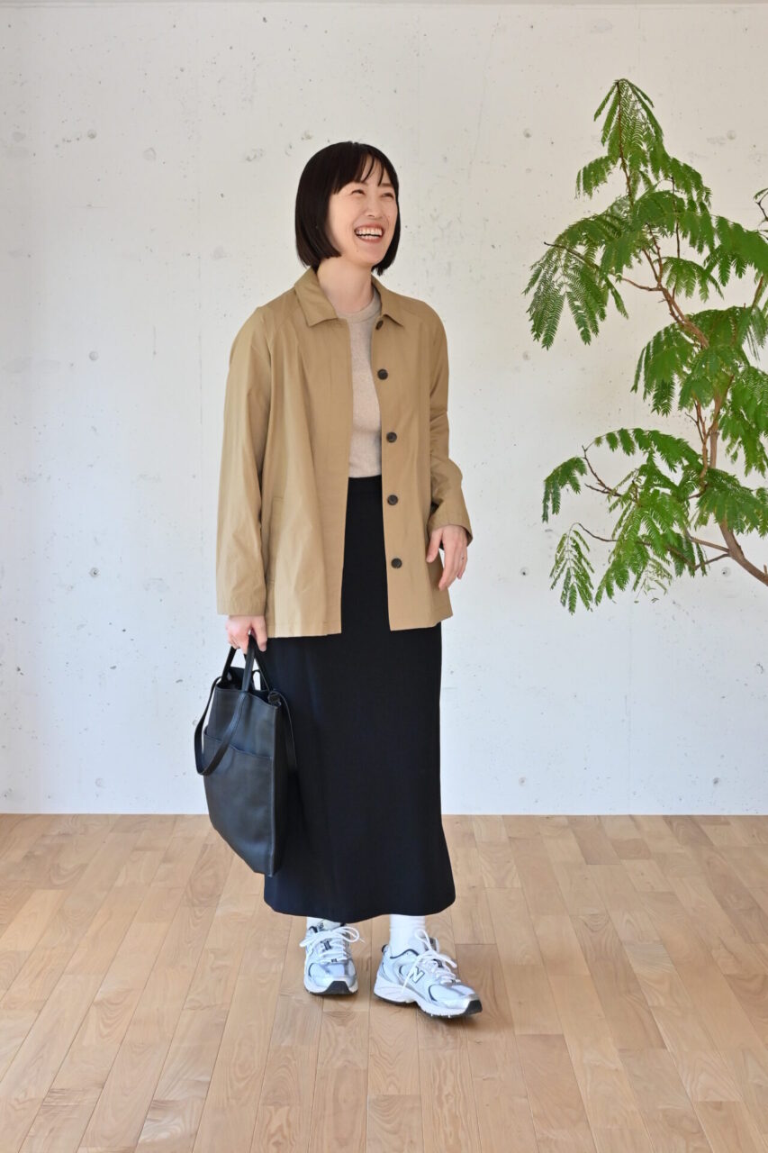 30代  40代  50代  60代　コーデ　ワーママ　通勤　休日　きれいめ　スカート　ファッション　ウェア　服　 OURHOME  高身長　低身長　洗える　