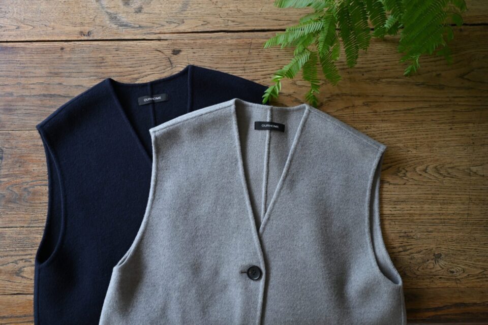 30代  40代  50代  60代　コーデ　ワーママ　通勤　休日　きれいめ　ベスト　ジャケット　ファッション　ウェア　セレモニー　服　 OURHOME  高身長　低身長　洗える　