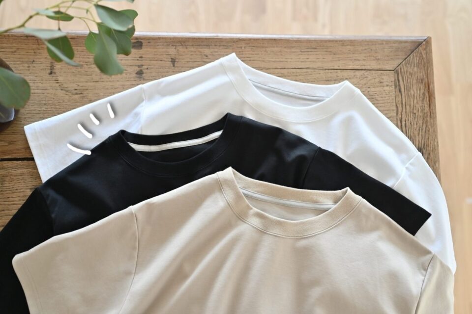 Tシャツ,きれいめ半袖Tシャツ,OURHOME