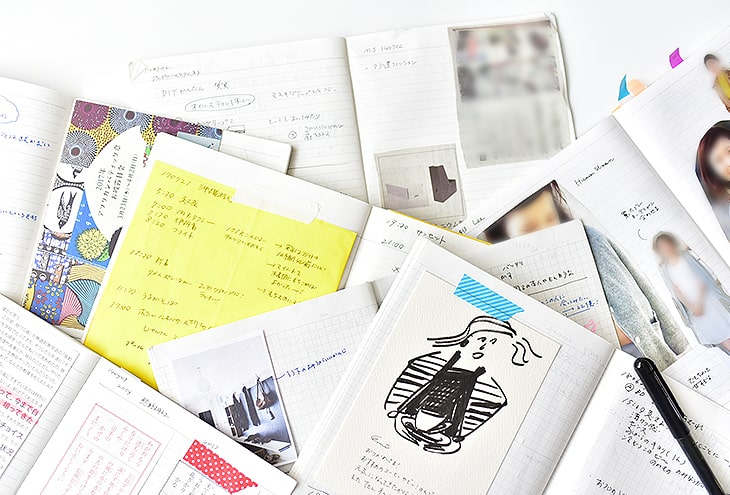 【マイノート】ジャンル分けせず、心が動いたことはなんでも書く、貼る