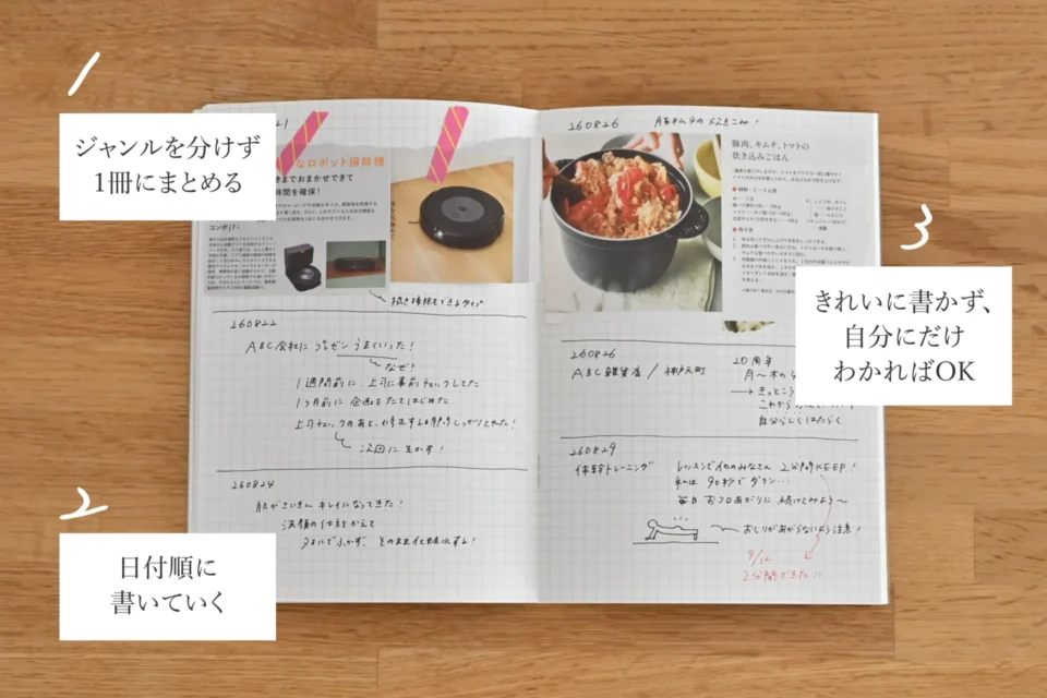 “書き続けることで、自分の好きが見えてくる”OURHOME Emiの【マイノート】の作り方